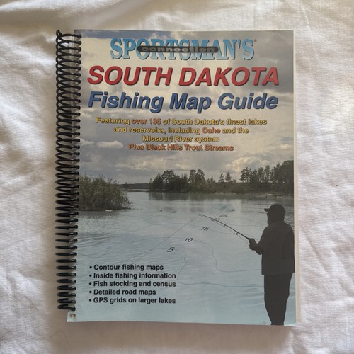 South dakota fishing map guide - fishing,