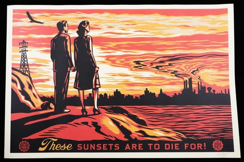 Shepard fairey these sunsets - fairey,