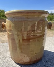 Ancien pot graisse confit - pot, à