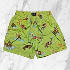 Vilebrequin short de bain Homme Grenouilles Rare - Conception Vert Mer Poches