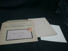 ANCIEN COURRIER ,1922,  HUILES AUTO POLAROIL ETS BRAULT POISSON ,ISSOUDUN,