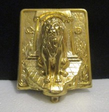 Fève métal doré - Horoscope - Le Lion 23/7 - 22/8 - Soleil - Feu