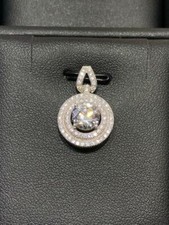 Platine Argent Sterling Saphir