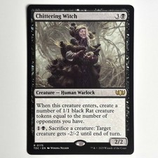 CHITTERING WITCH MTG TDC - CARTE MAGIC THE GATHERING EN NEUF