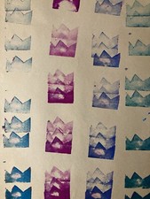 Tres Beau Dessin Tampon Encre 1979 Supports Surfaces  No Pincemin No Viala Art