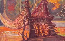 German Cameroon - suspension bridge over a jungle river - Publ. Basler Missionsa