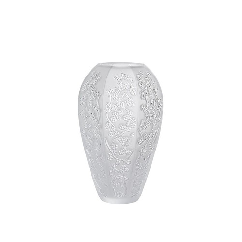 Lalique cristal vase sakura - cristal,