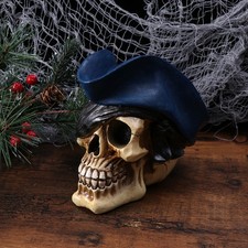  Tête De Mort Deco Décoration Halloween Ornements Résine Parure Crâne