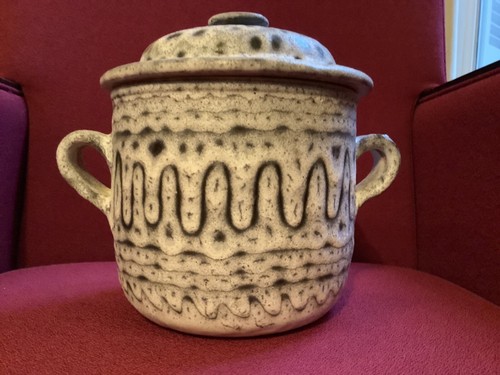 Pot couvert ceramique jean - pot,