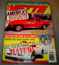 VETTE 1991 JULY - POMONA VALLEY, L-71, SEBRING - '67 BIG BLOCK