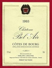 75/135Etiquette Label CÔTES