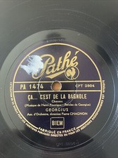 78 RPM - GEORGIUS - Ça... c'est la bagnole - Elle aime bien sa mère PATHE 1474