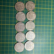 lot 10 francs turin argent 10 Pièces 