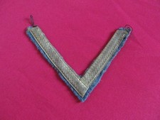 INSIGNE CHEVRON BLEU HORIZON SOLDAT FRANCAIS WW1 TRANCHEE POILU ADRIAN