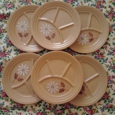 LOT DE 6 ASSIETTES À FONDUE