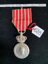 ITALIE 1859  NAPOLEON III  MOD BARRE TYPE 2  SANS SIGNATURE  AIGLES TÊTE DROITE