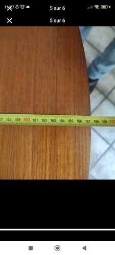 Table ronde bois avec - table, en