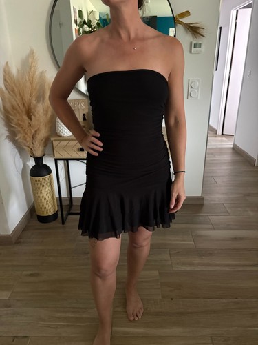 Robe noir shein - robe,