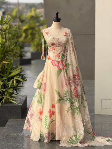 Femmes lehenga choli fête - choli,