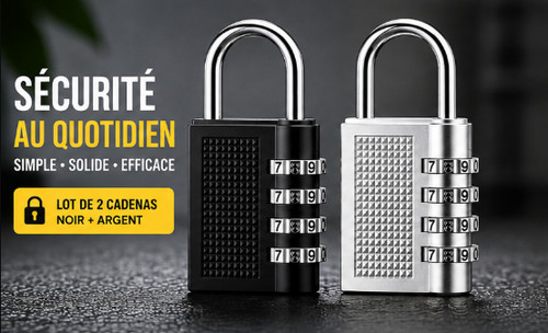 Cadenas combinaison 4 - cadenas, à