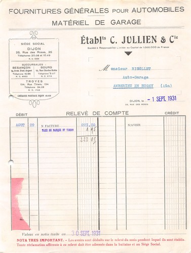1931 fournitures generales - 1931,