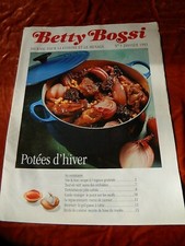 RARE ANCIEN JOURNAL DE BETTY BOSSI CUISINE RECETTE COLLECTION N°1 JANVIER 1993