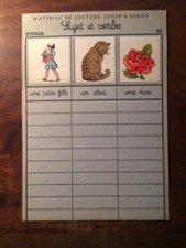 LIVRE SCOLAIRE/MATERIEL DE LECTURE JOTTE & LEROY/FICHE STUDIA N°43