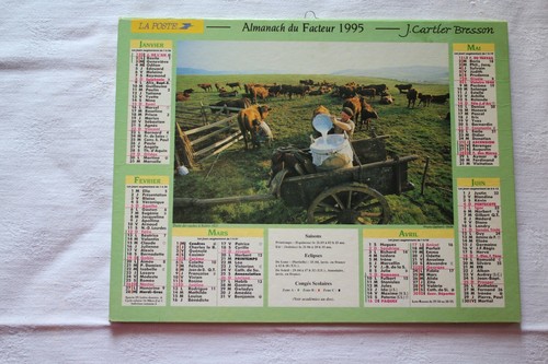 Calendrier des postes almanach - des,