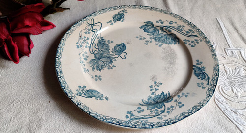 Assiette plat modèle - royat, de