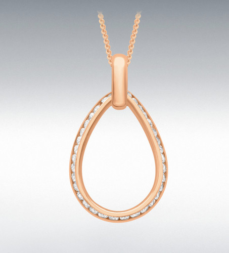 Pendentif goutte eau or - pendentif, d'eau