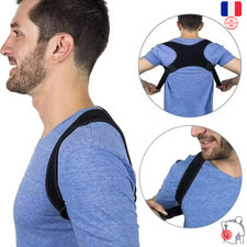 Correcteur de Posture Dos Anti-Bossu - Ceinture Dorsale Réglable - Confortable