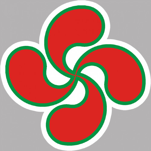 Croix basque découpée - découpée, (15cm)