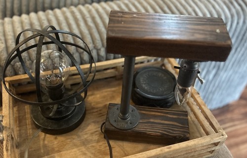 Two table lamps - two, steampunk