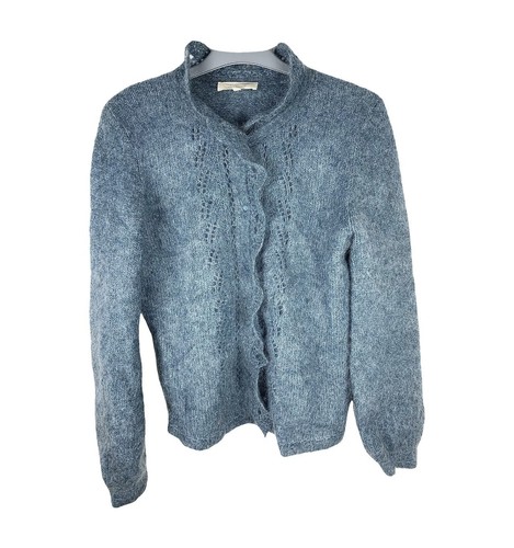 Gilet sézane bleu canard kid - canard,