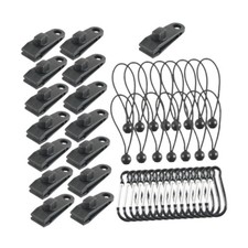 Lot de 45 Pinces à Bâche