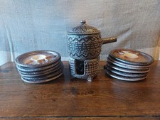 Service à fondue Vallauris attribué à Jean Austruy