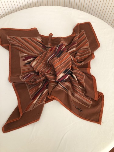 Foulard carré soie vintage - carré, de