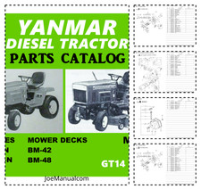 Yanmar YM12 YM14 GT14 Tractors