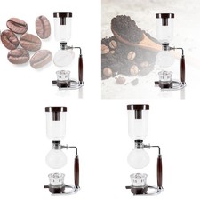 Cafetière siphon, pot de siphon, élégant, léger, table en verre brasseur à