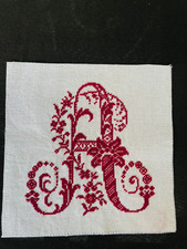 Superbe  GRAND Monogramme " A