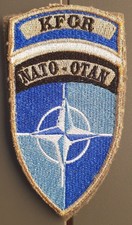 Patch OPEX Vintage KFOR NATO OTAN KOSOVO Légion Para FFL scratch 120 mm ORIGINAL