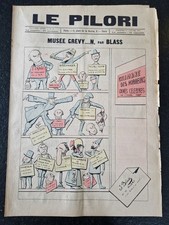 Journal Le Pilori n°89 du 01 janvier 1888 revue satirique caricature Blass
