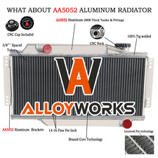 2 Rows Aluminium Radiateur