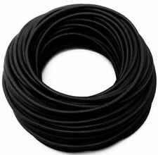 Textile Cable 3-adrig 3x1,5 Câble Noir Alimentation Électrique de Rechange Haut