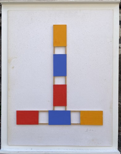 Albert chubac signé collage - albert,