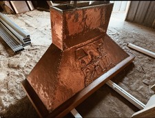 hotte en cuivre pour cuisine