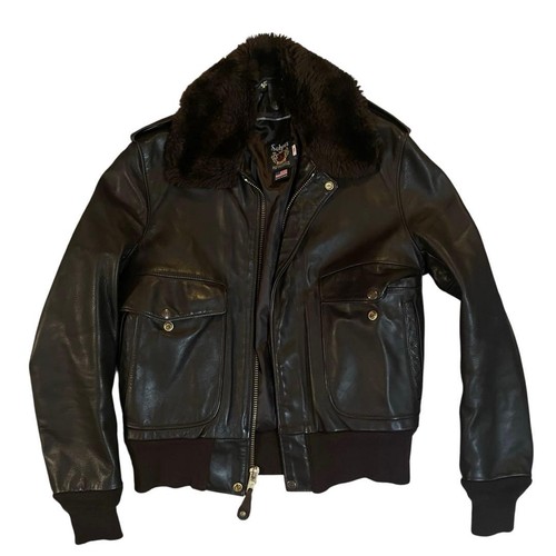 Schott cowhide leather boa 1 - schott,