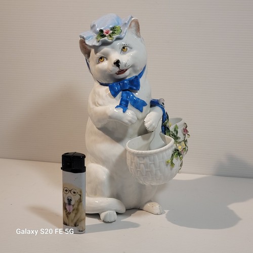 Chat porcelaine germany - chat,