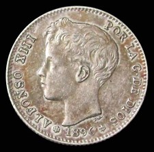 1896 (96) PG-V SILVER SPAIN
