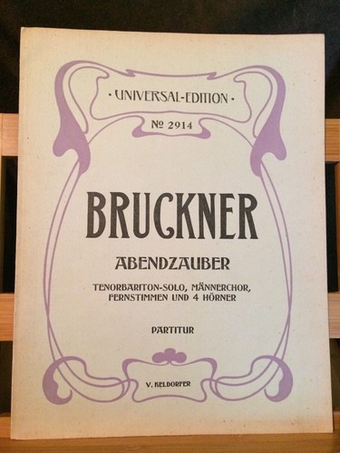 Bruckner abendzauber choeur - abendzauber,
